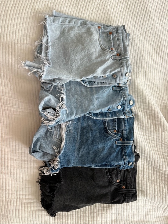 Levi's Pants - Levi's Women's Jean Shorts - Light Blue, Medium Blue, Dark Blue, Black